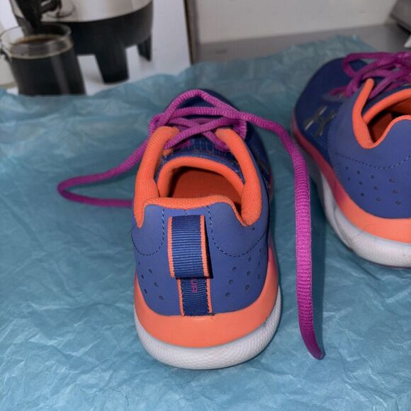 Under Armour UA GS Assert 8 Sneaker Blue Youth Size 6Y/7.5 Ladies - Picture 8 of 11